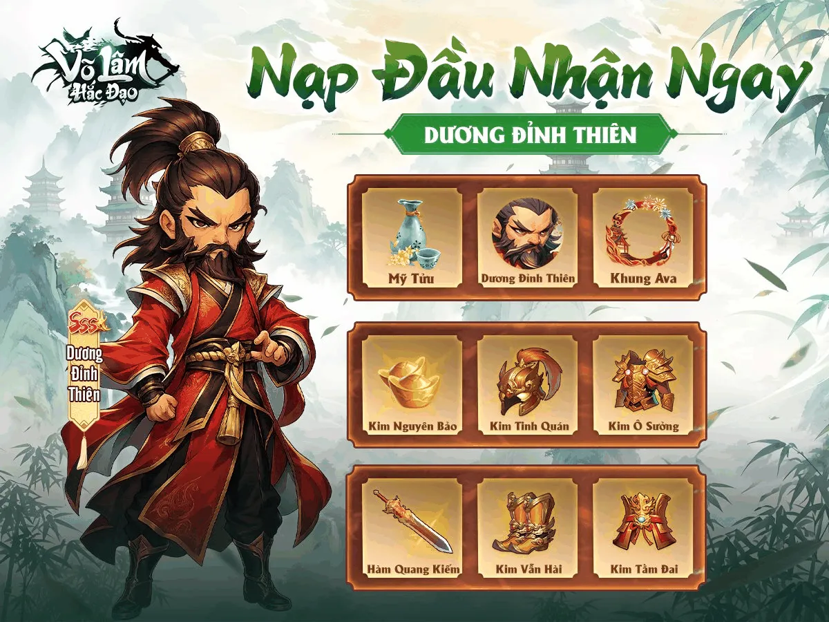 ĐỘI HÌNH META NẠP ĐẦU – DƯƠNG ĐỈNH THIÊN SSS CHỦ LỰC